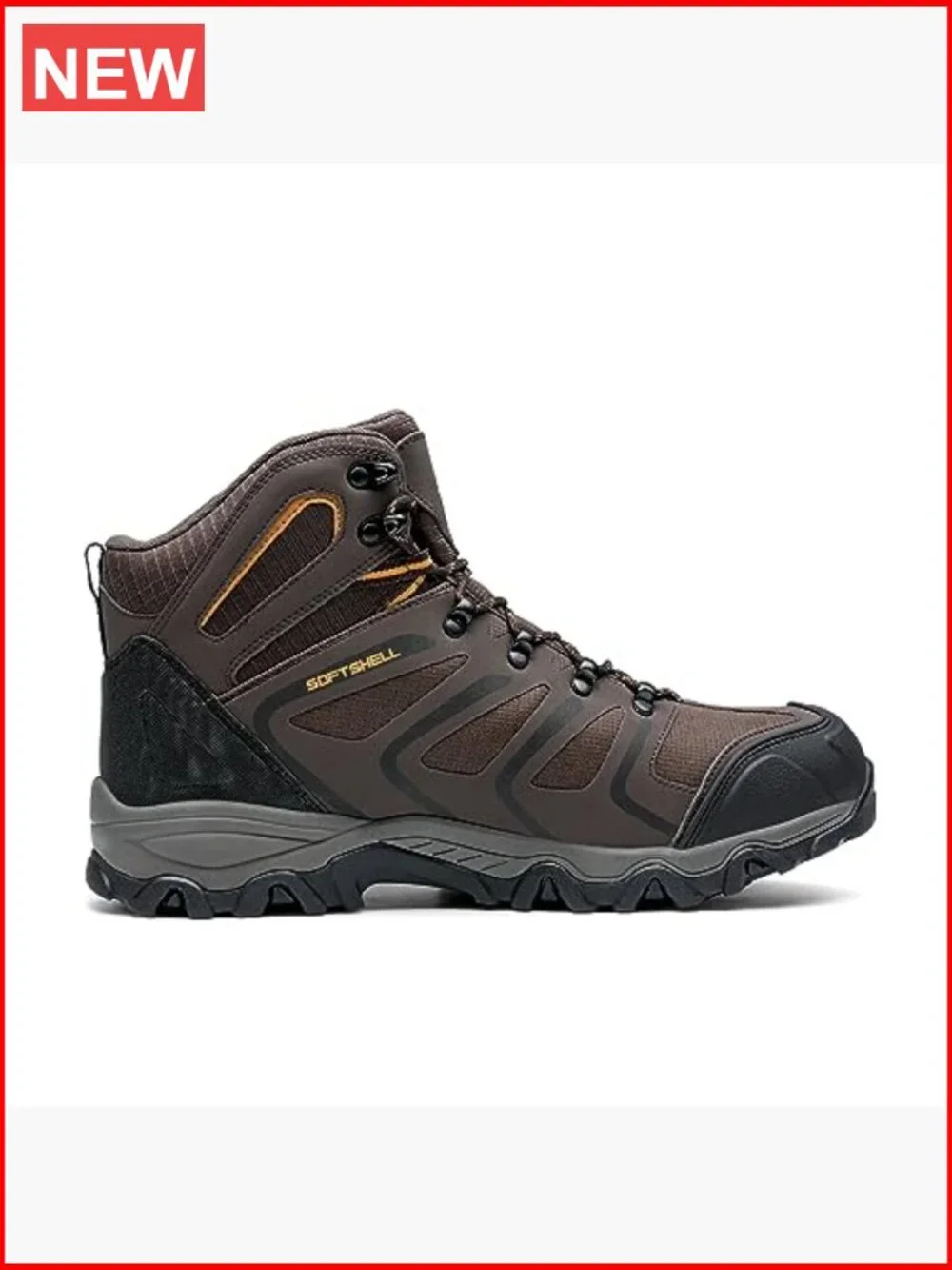 Ankle High Waterproof Hiking Boots Lightweight Trekking Shoes Lace-Up Non-Slip
